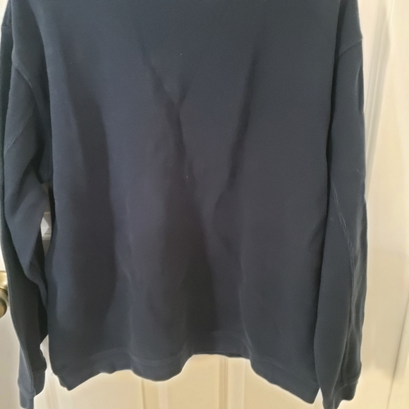 ⭐ Nike Navy Blue Thick Long Sleeve Shirt Size Large - Picture 4 of 10